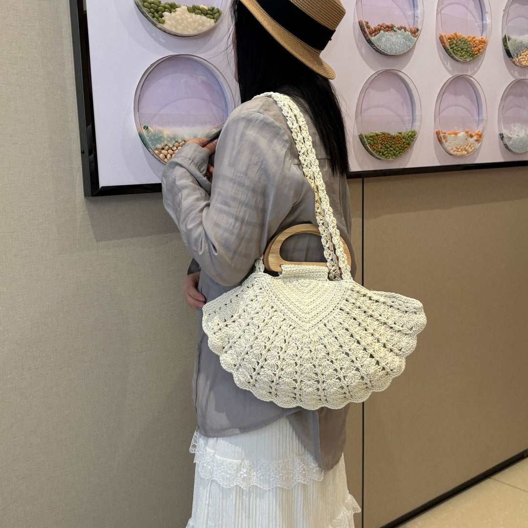 Hand-knotted shoulder bag Kalsten
