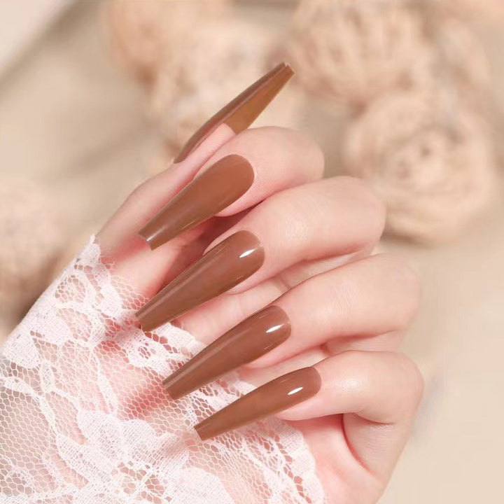 Acrylic Nail Set with Modern Design and High Gloss Finish Kalsten