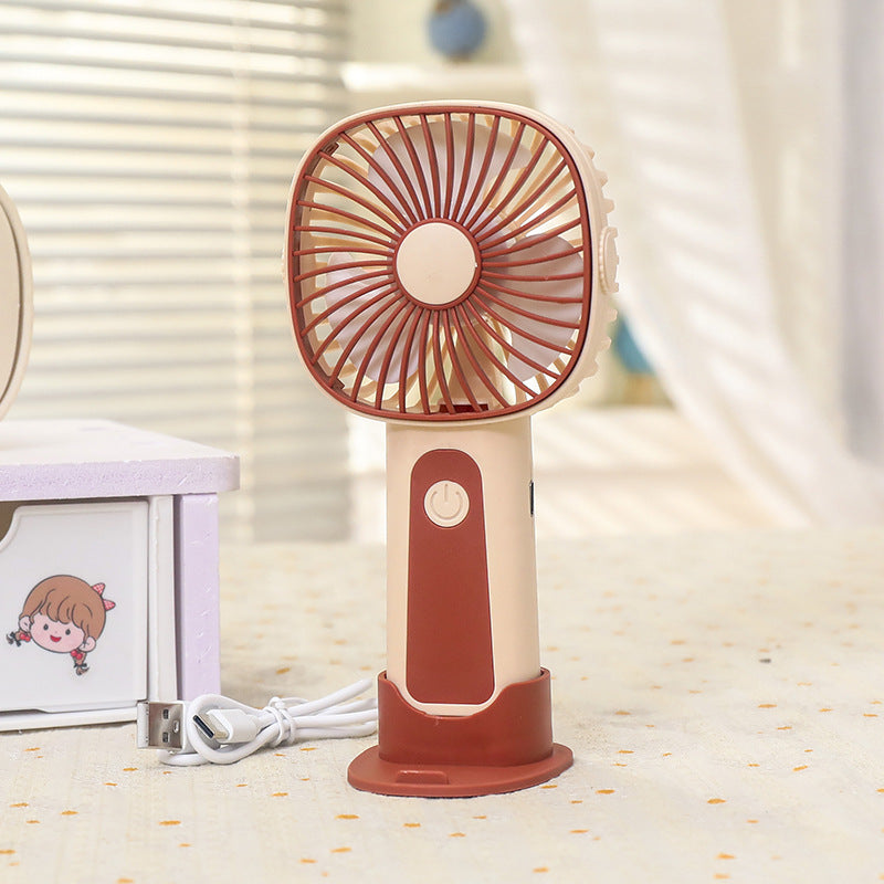 Ladies Portable Hand Fan with Flexible Holder Kalsten