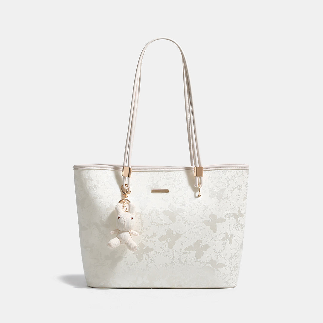 Elegant Floral Patterned Tote Bag