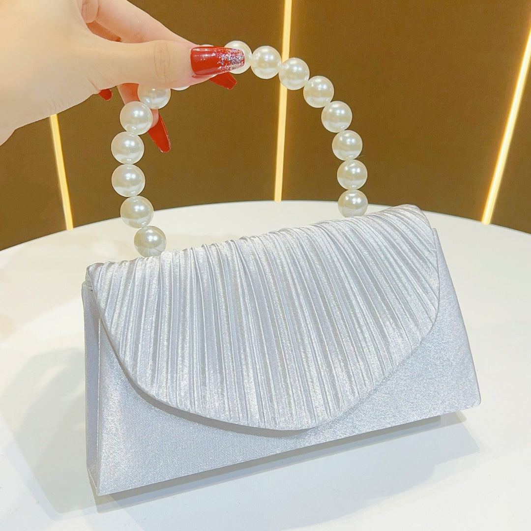 Elegant Pleated Evening Clutch