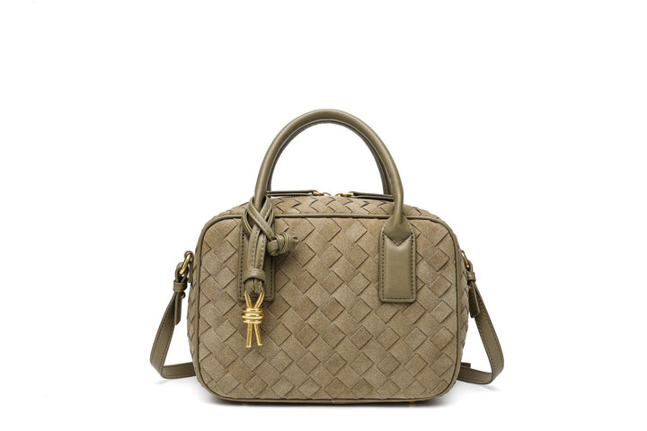 Textured Leather Boutique Handbag Kalsten