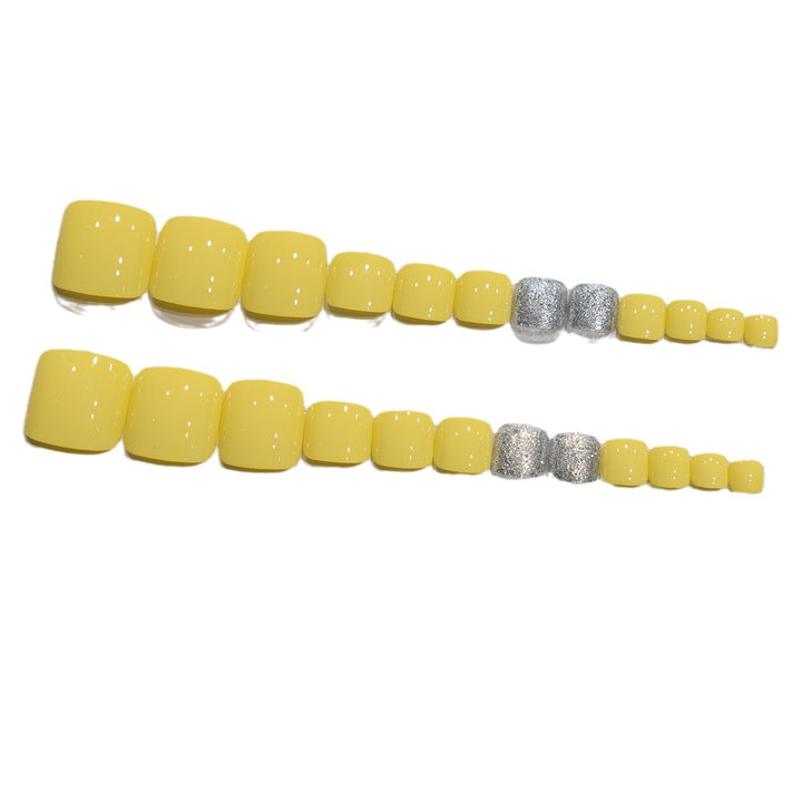 Glamorous Pedicure Nail Art