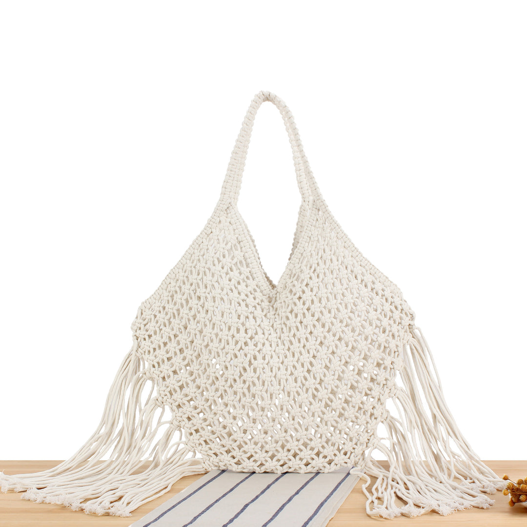 Large Macramé Shopping Basket Kalsten