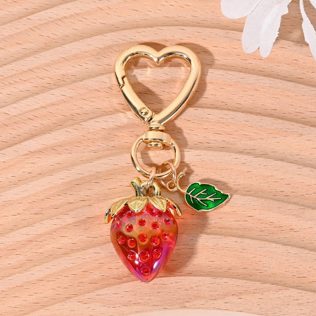 Keychain with Fruity Strawberry Design Kalsten