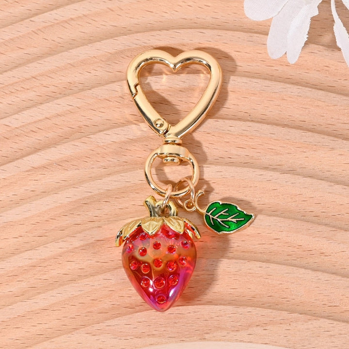 Keychain with Fruity Strawberry Design Kalsten
