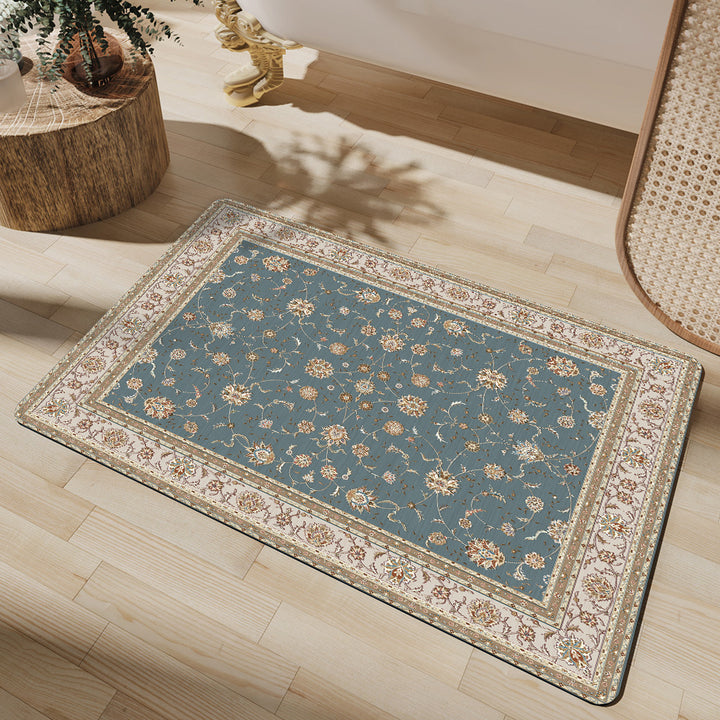 Floral-Patterned Luxury Bath Mat Kalsten