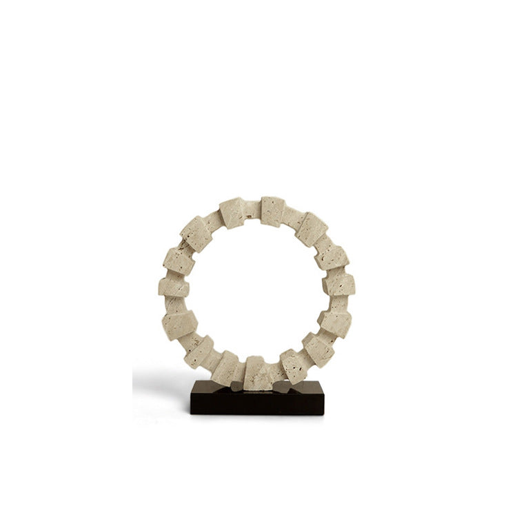 Contemporary Decorative Circle Sculpture