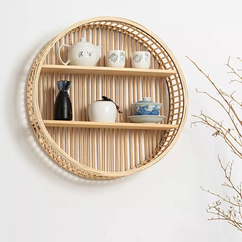 Handwoven storage basket for bathroom utensils Kalsten