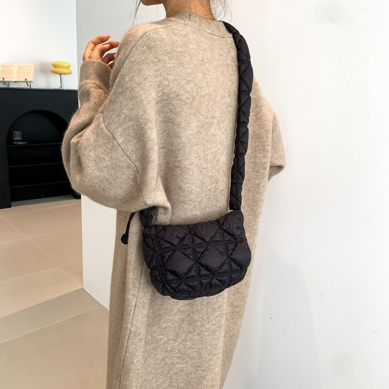 Quilted Slouchy Shoulder Bag