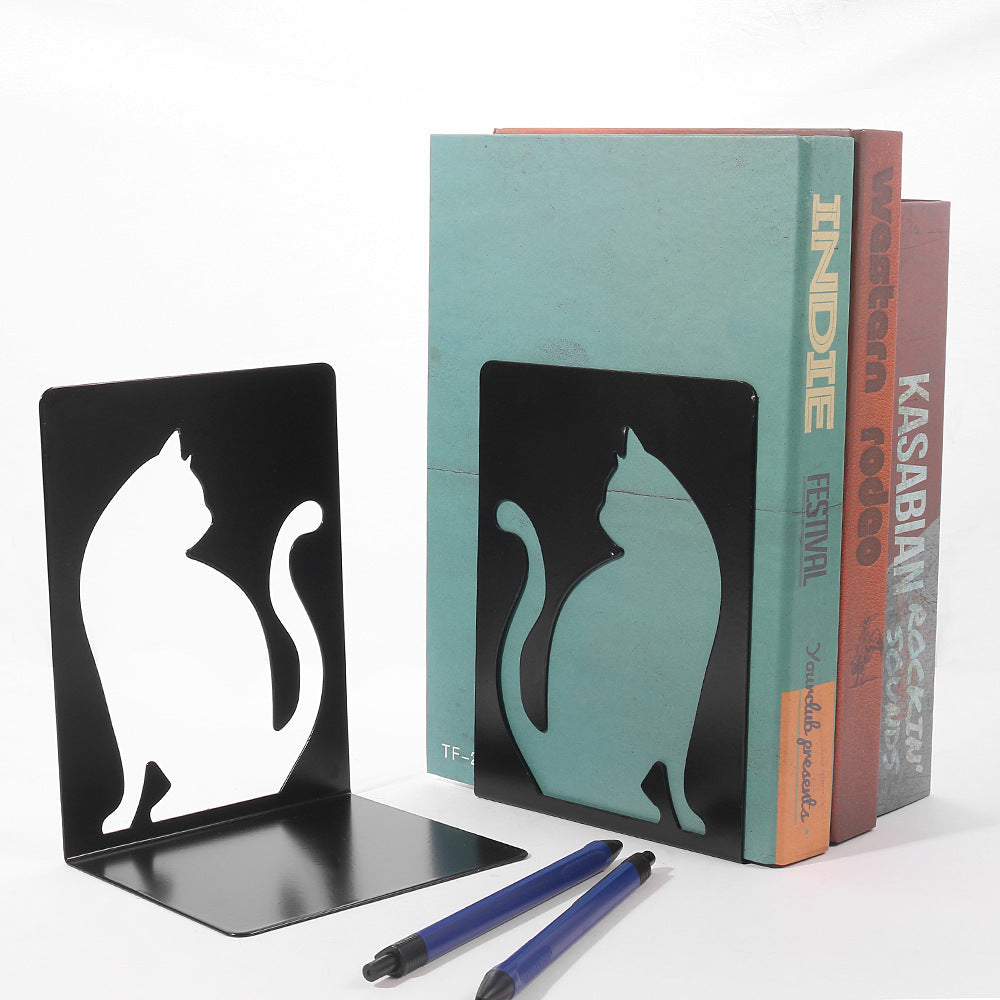 Cat Silhouette Decorative Bookends