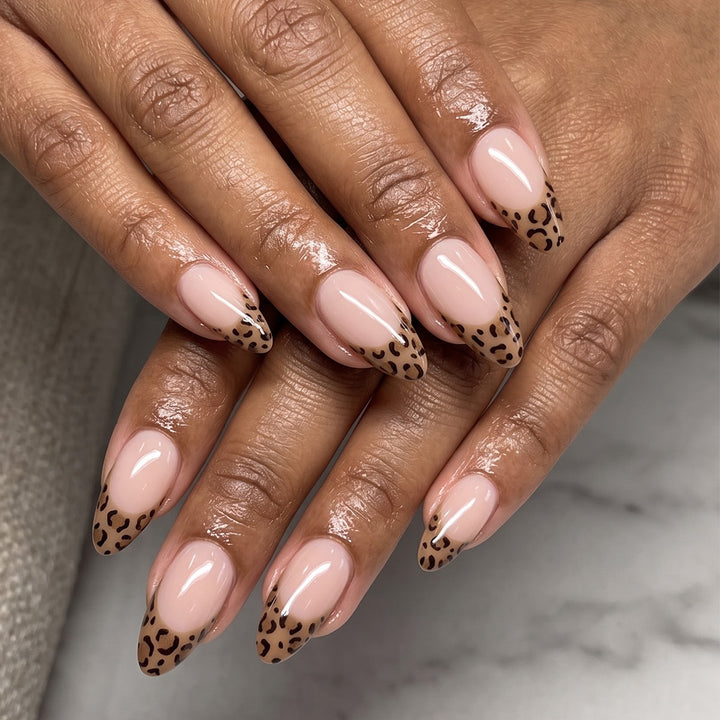 Trendy Animal Print Press-On Nails