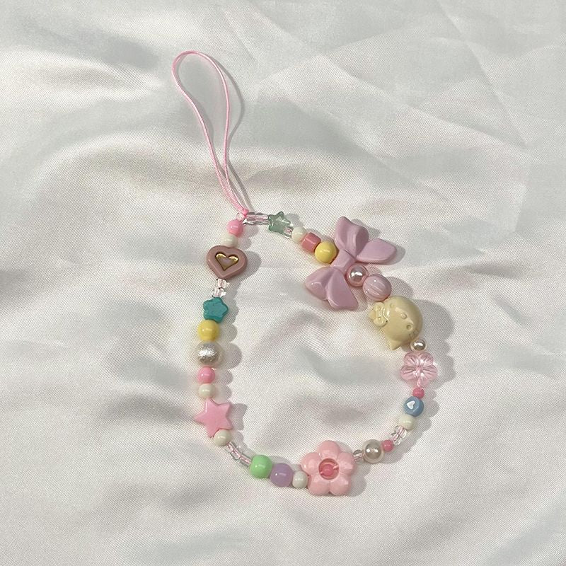 Colorful Playful Beaded Charm Strap Kalsten
