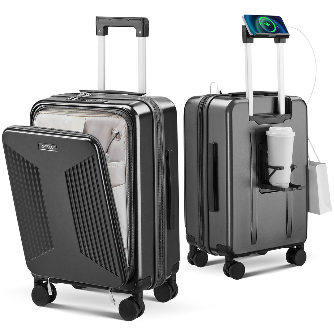 Unisex Smart Charging Hard Shell Trolley Luggage Kalsten