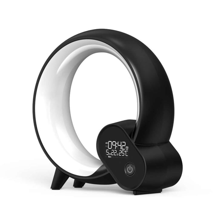 Creative Q Light Analog Sunrise Digital Display Alarm Clock Bluetooth Audio Intelligent Wake-up Q Colorful Atmosphere Light | Kalsten