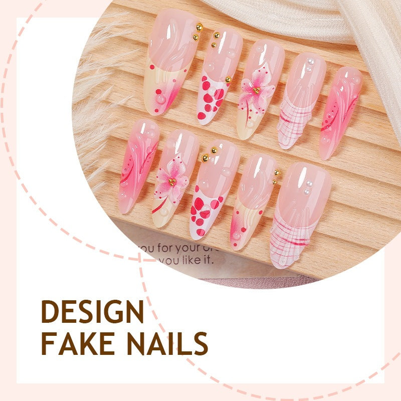 Artificial nails with elegant accents Kalsten