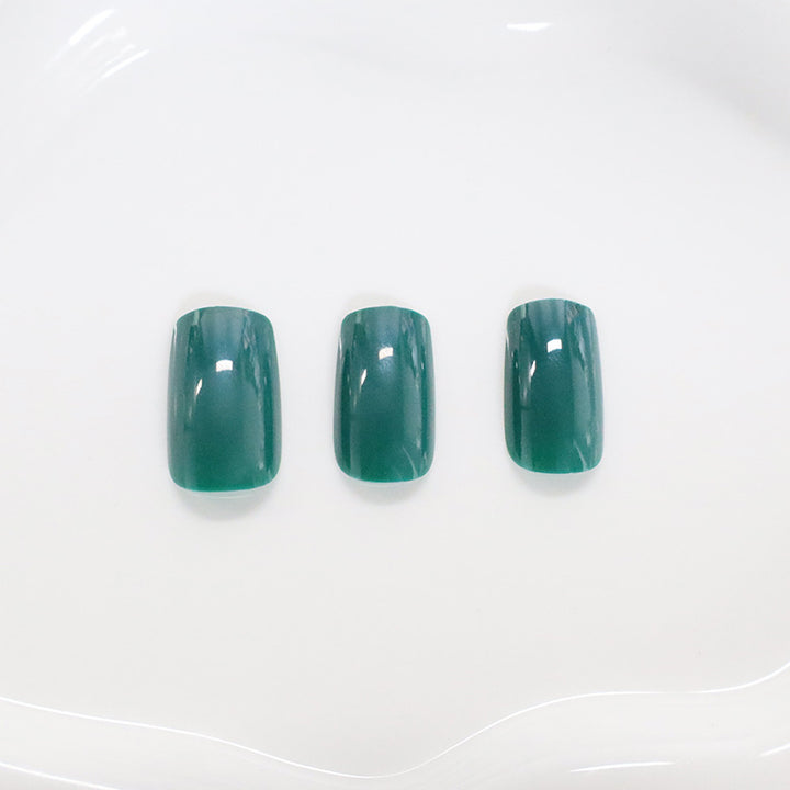 Glossy Square Tip Nail Art Kalsten