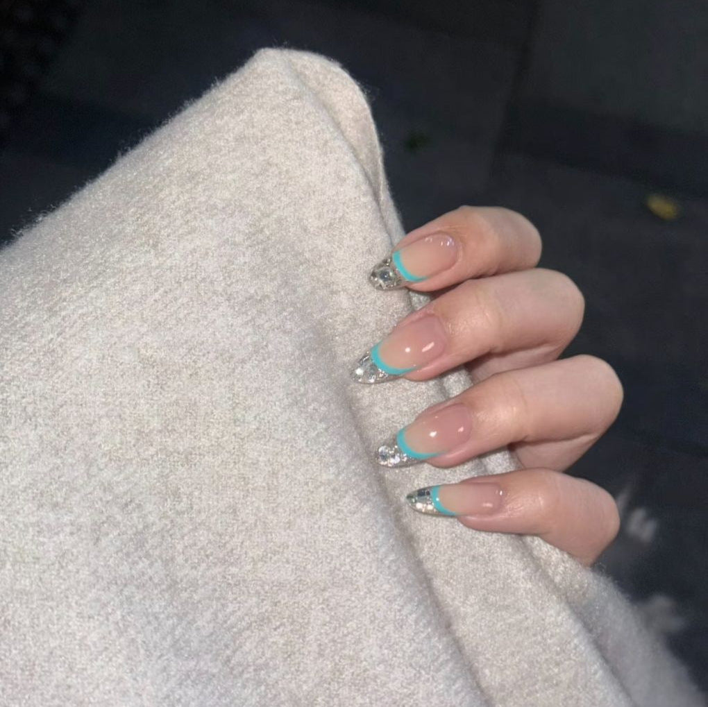 Glamorous French Tip Nail Enhancements