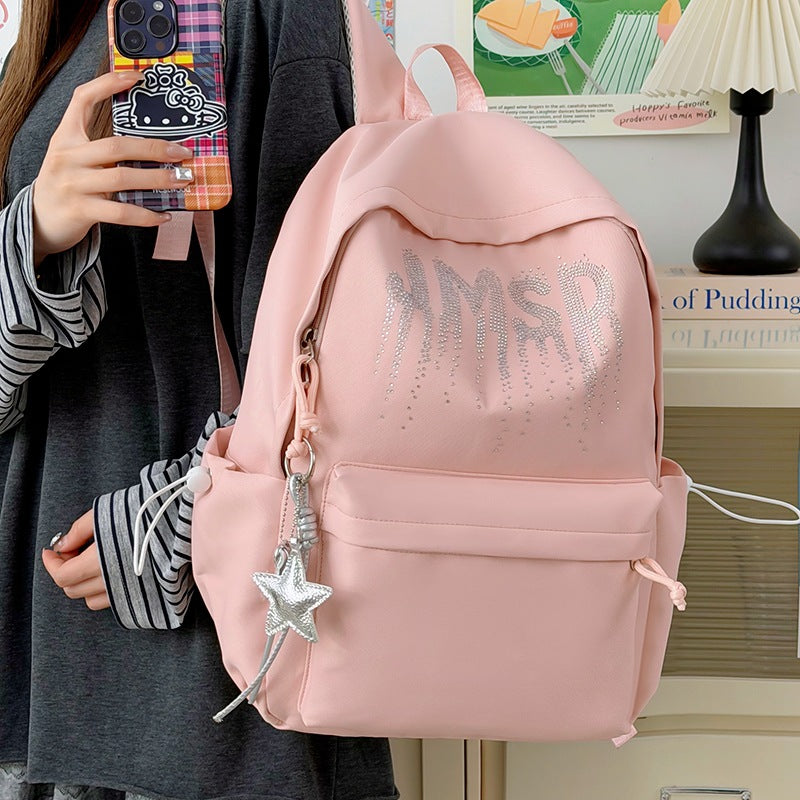 Decorative Rhinestone-Embellished Backpack Kalsten