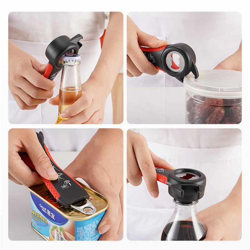 Multifunctional kitchen helper with integrated bottle opener function Kalsten
