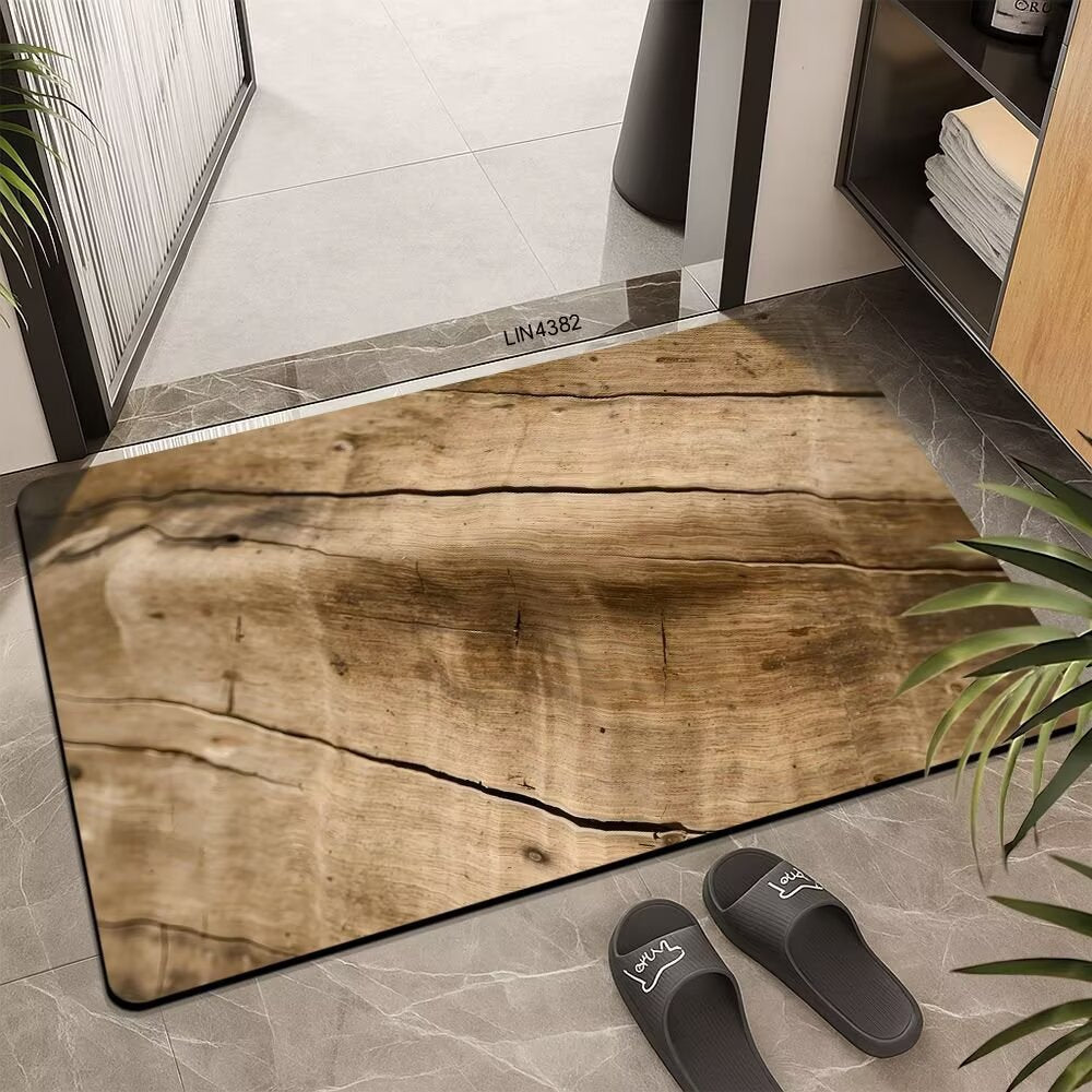 Textured Geometric Area Mat Kalsten