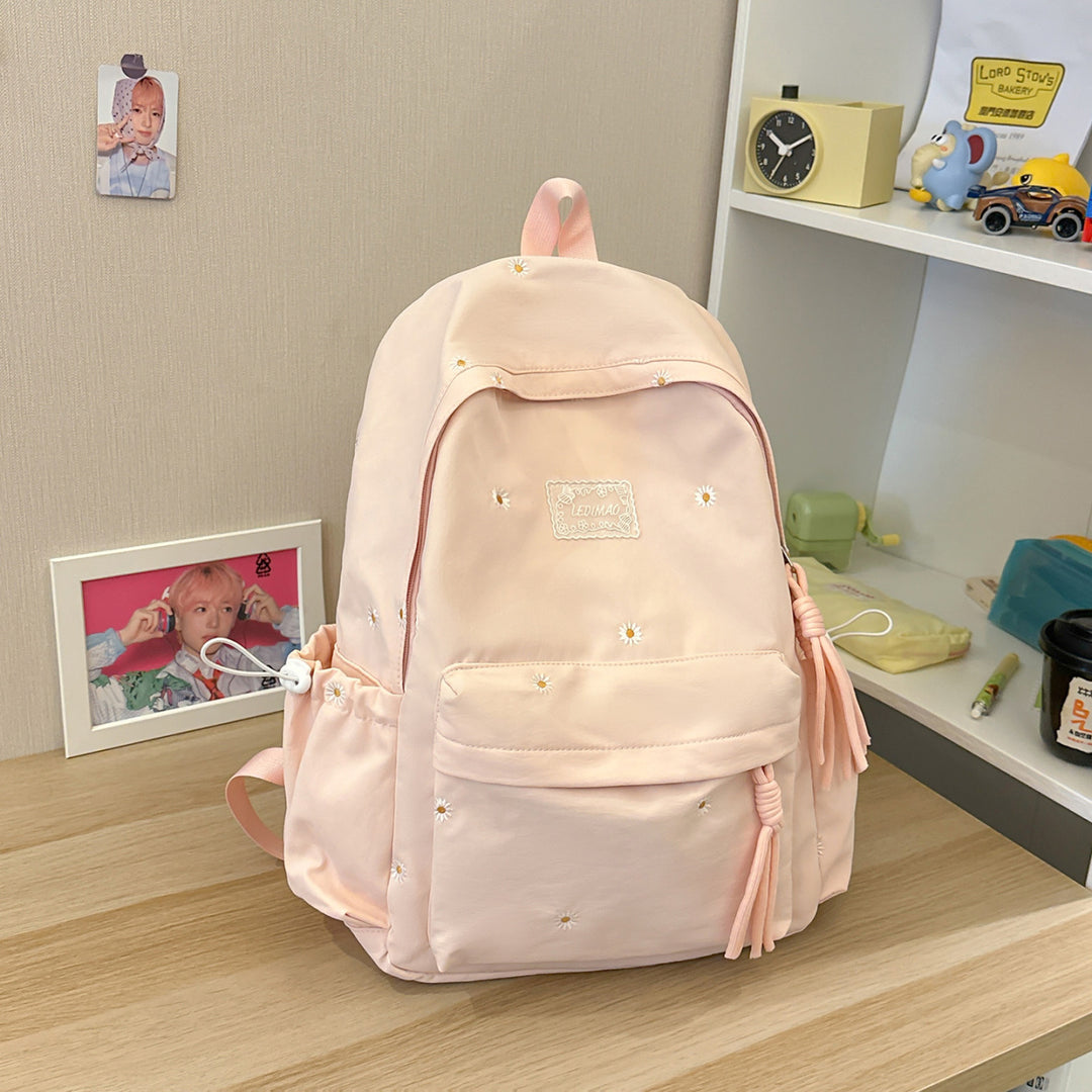 Stylish Floral-Embellished Backpack Kalsten