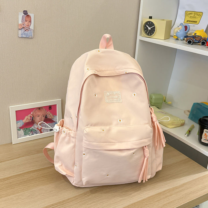 Stylish Floral-Embellished Backpack Kalsten