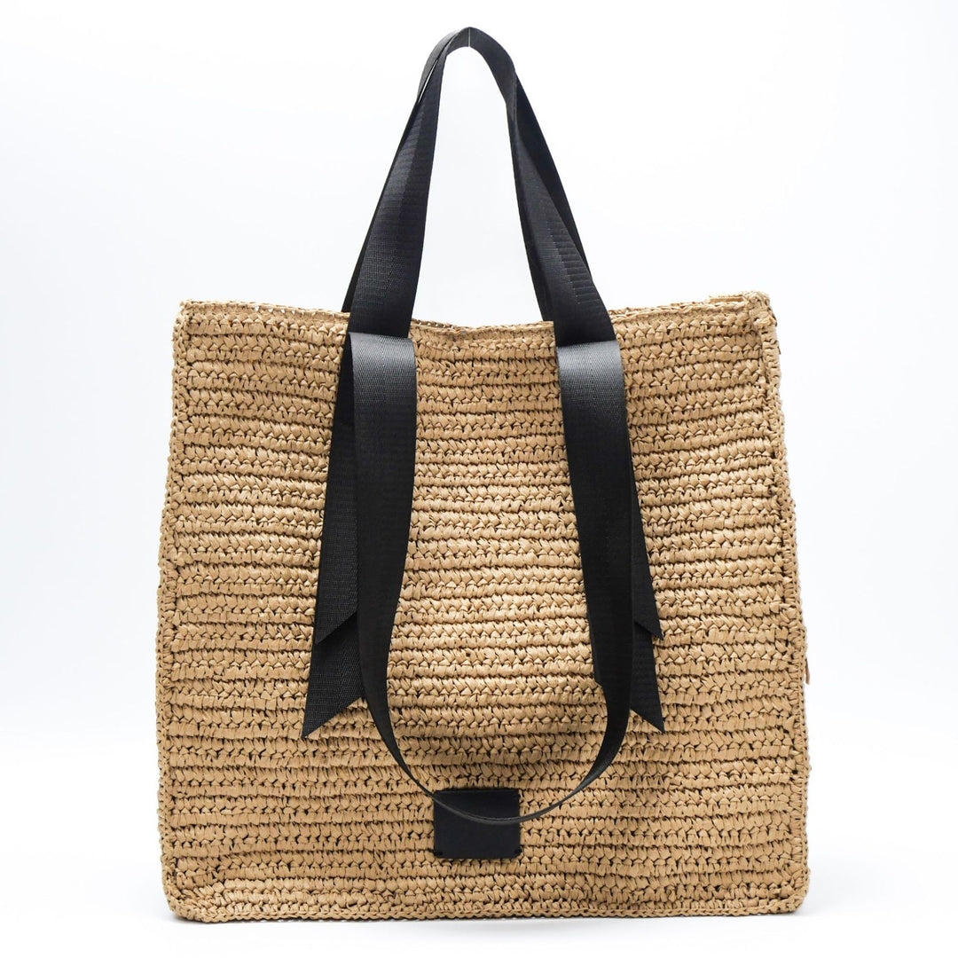 Spacious woven tote bag with wide handles Kalsten