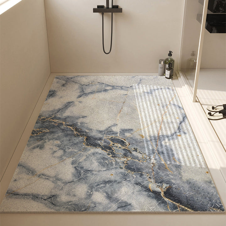 Luxurious Stone-Textured Bath Mat
