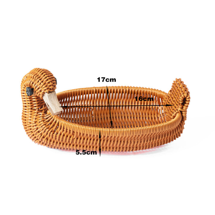 Decorative Wicker Duck Kalsten