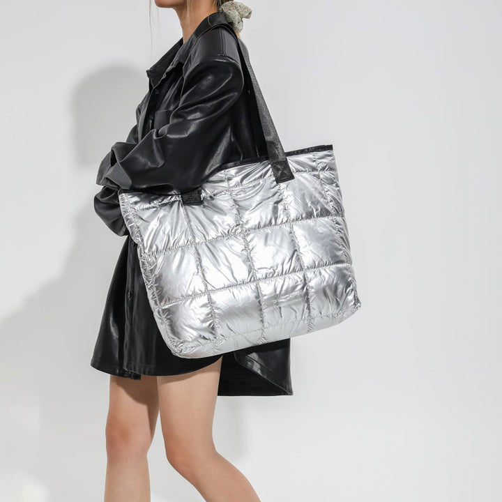 Insulated Puffer Tote Bag