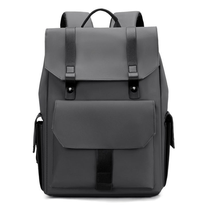 Elegant backpack with numerous compartments and reinforced back Kalsten