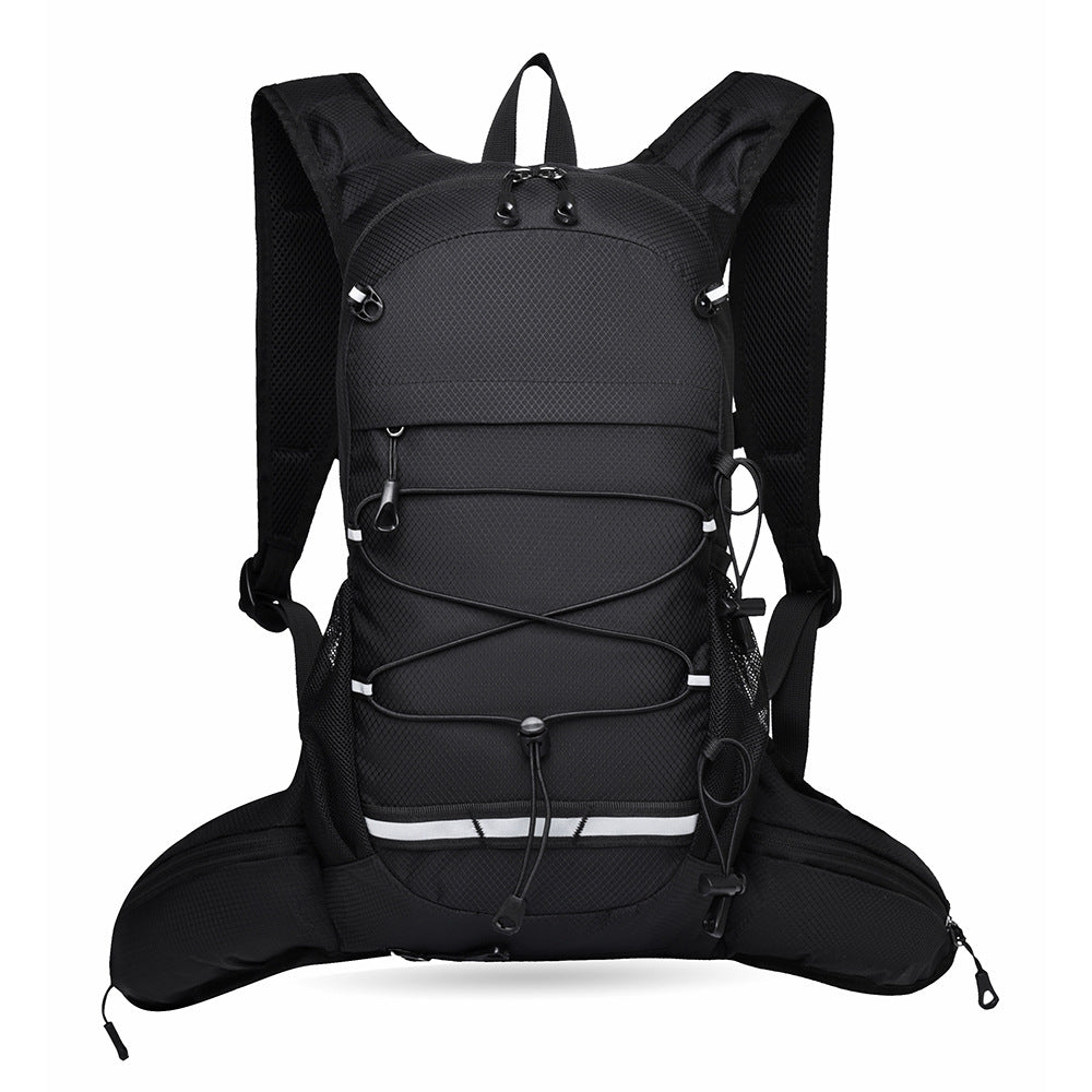 Sporty backpack with breathable mesh inserts and elastic carrying straps Kalsten