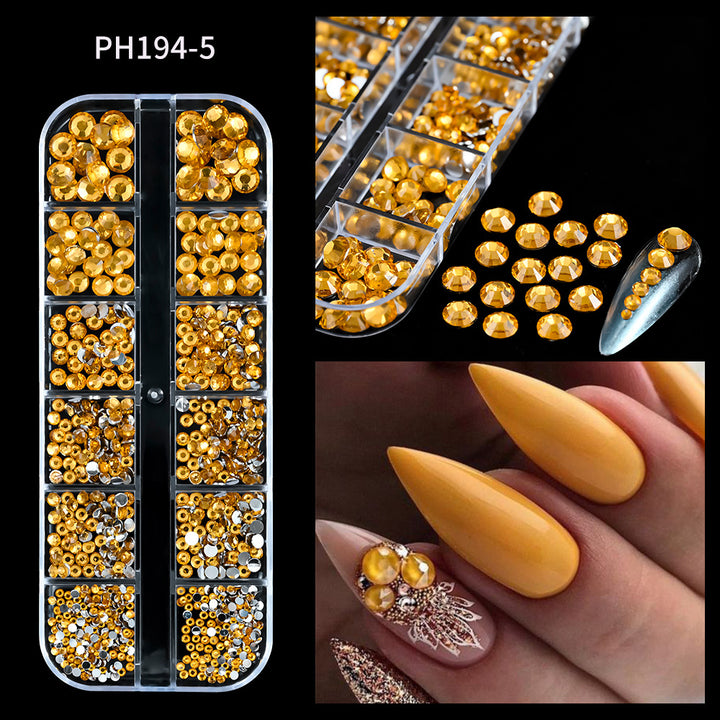 Premium Rhinestone Nail Art Decoration Kit