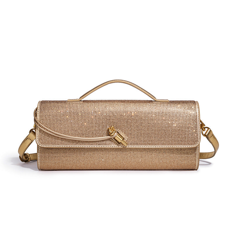 Elegant Rhinestone-Embellished Evening Clutch Kalsten