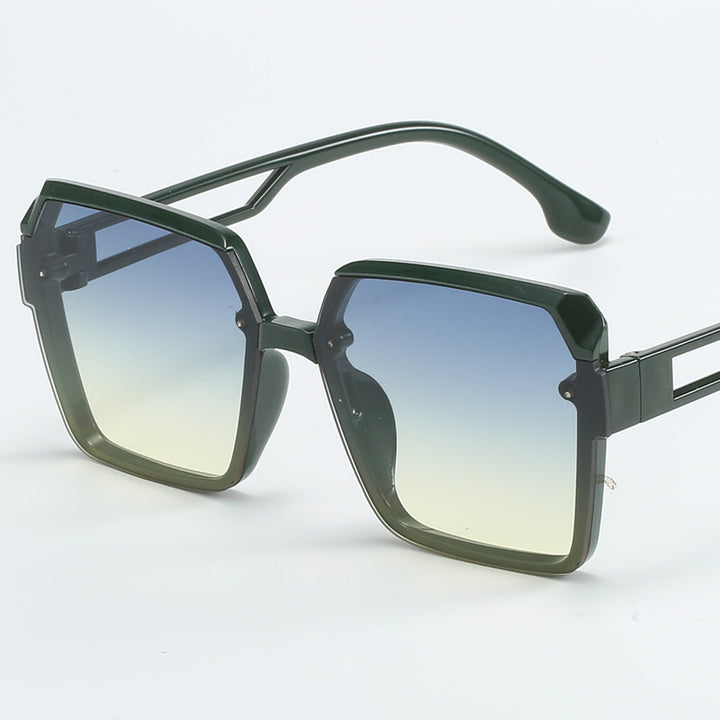 Ladies fashionable square sunglasses with filigree design Kalsten