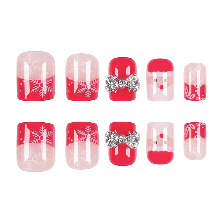 Festive Christmas Nail Art Extensions Kalsten