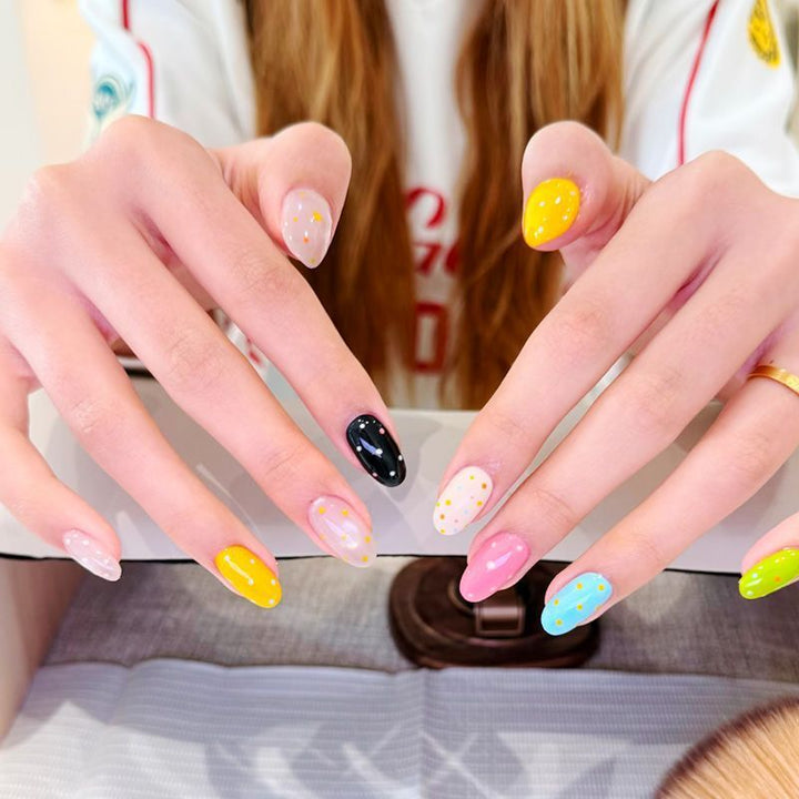 Whimsical Bunny-Themed Press-On Nail Art Set Kalsten