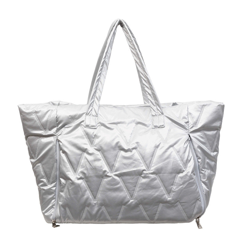 Spacious Quilted Travel Tote Kalsten