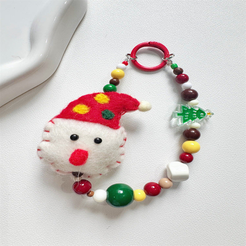 Creative Holiday-Themed Beaded Keychain Kalsten