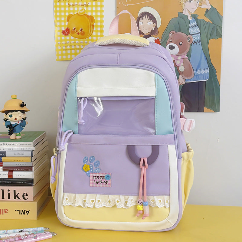 Cute Decorative Clear Window Backpack Kalsten