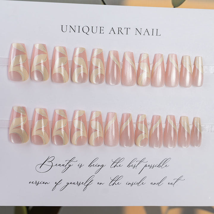 Curvy Nail Design Press-On Nails