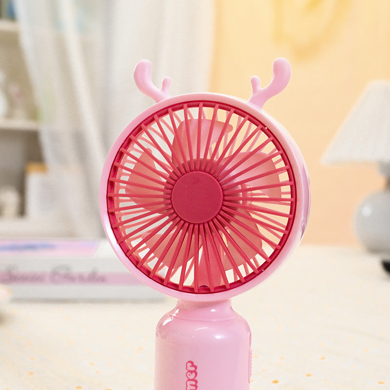 Women's Portable Hand Fan with Cute Ears Kalsten