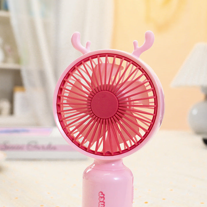 Women's Portable Hand Fan with Cute Ears Kalsten