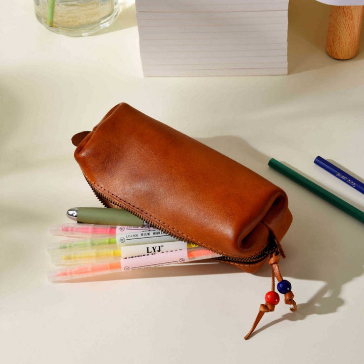 Premium Leather Pencil Case Kalsten