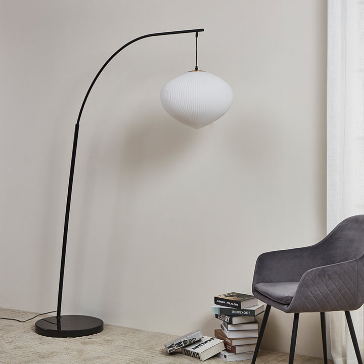 Modern Arching Floor Lamp with Decorative Lights