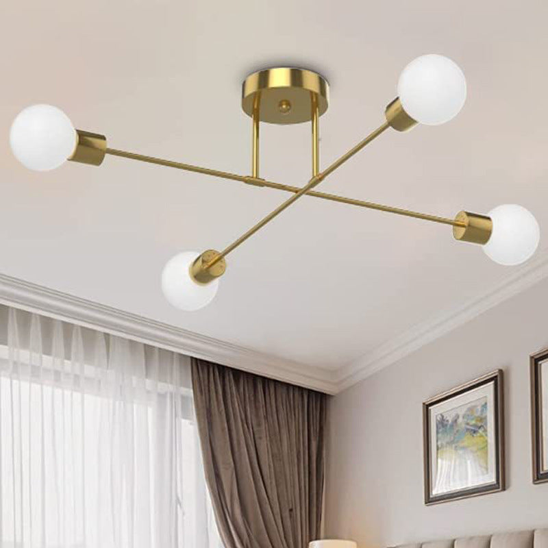 Modern Cross-Arm Ceiling Light