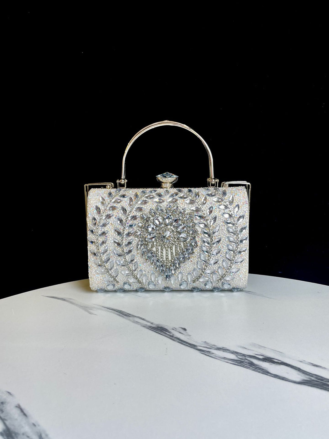 Ornate Beaded Evening Handbag