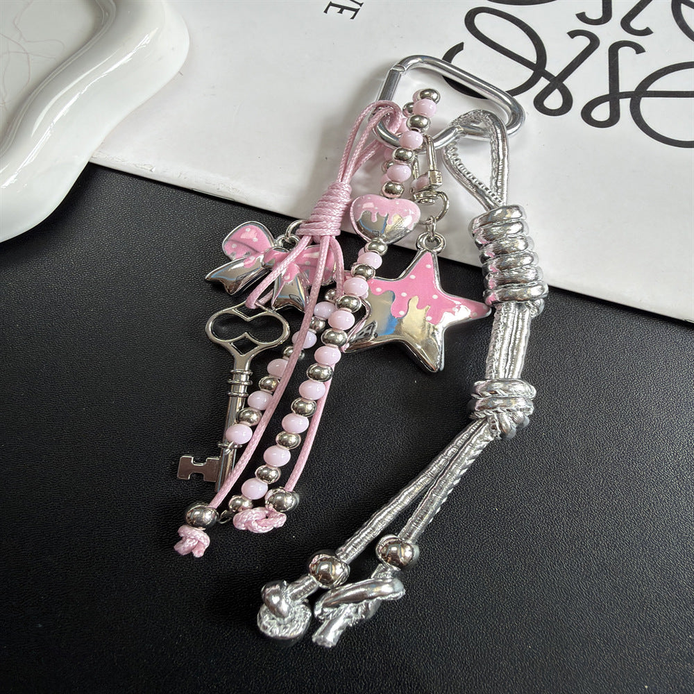 Unique Beaded Charm Keychain Holder Kalsten