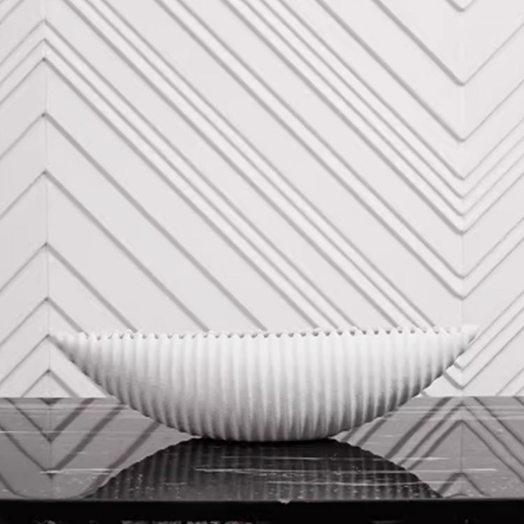 Contemporary Ribbed Centerpiece